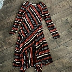 Black, red, orange and white-Maeve by anthropology dress- size M